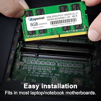 DDR4 19200S PC4 2400 8GB SODIMM, DDR4-2400MHz PC4-19200 CL17